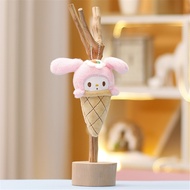 13cm Sanrio Icecream Plush Keychain Pendant Melody Doll Merlot Pudding Doll Keychain Plush Toy Bag P