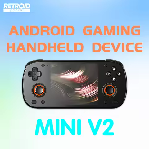 Retroid Pocket RP MINI V2 Handheld Game Console 3.92" AMOLED Screen 4000mah Hall Effect Joystick SD8