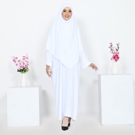 Gamis Syari Yoora Set French Khimar Cadar Terbaru Crinkle Syari JUmbo