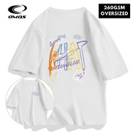 OMOS 260GSM Oversized T-Shirt WHAT