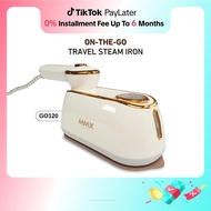 [Anti Bakar] MMX On-the-Go Travel Steam Iron: Kuasa 1200W, Stim Pintar & Sifar Lecur GO120
