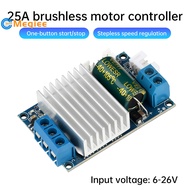 DC6-26V 300W BLDC 3-Phase DC Brushless Hallless Motor Controller Driver Board Violent Fan DIY Steple