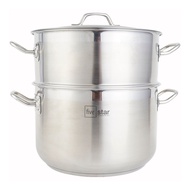 Bộ nồi xửng hấp Inox 3 đáy Fivestar 28cm/30cm/32cm dùng bếp từ