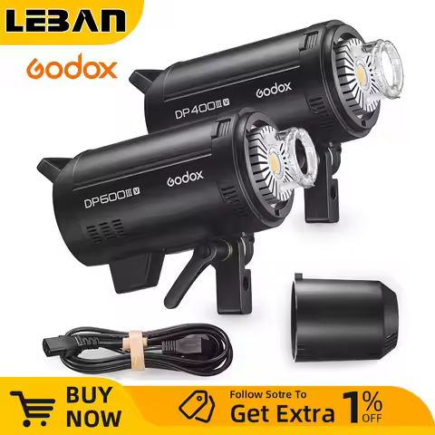 Godox DP400IIIV DP600IIIV DP600III-V Built-in 2.4G Wireless X System Studio Strobe Flash Light for P