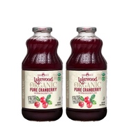 Lakewood Organic Pure Cranberry Juice (2 x 946ml)