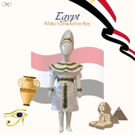 Egypt Traditional Costume for Boys [White Version] | Egyptian National Uniform | African Continent C