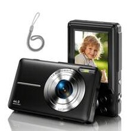 กล้องดิจิทัล FHD 1080P แบบพกพาสำหรับวัยรุ่น 44MP กล้องดิจิทัลแบบชี้และถ่าย ซูม 16 เท่า พร้อมสายคล้อง