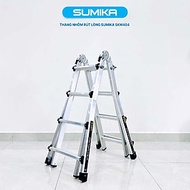 Thang nhôm rút lồng đa năng SUMIKA SKM404 - Chữ A cao nhất 2.0m, chữ I cao nhất 4.0m, tải trọng 300k