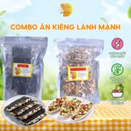 Combo of Seaweed Nuts and Boat Cakes with Nuts, Providing Healthy Nutrition for Dieters