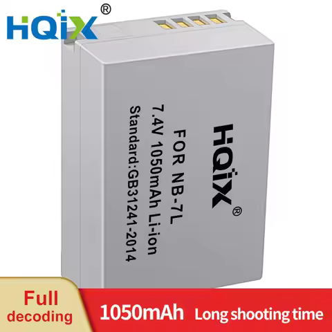 HQIX for Canon Powershot G12 IS SX30 Camera NB-7L Charger Battery