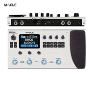 M-Vave MK-300 Guitar/Bass Multi-Effect Pedal Processor360+ Studio-Grade Effects,  Bluetooth & IR Sup