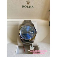 Rolexes watch dat.e dat.e Roman numeral 41mm men's watch m126300 counter genuine spot