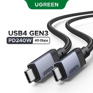 UGREEN USB4 Gen3 40Gbps 1M Bulit in E-Marker Chip USB-C to USB-C 240W Charging Data Cable Aluminum S