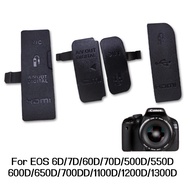 (11 size) Canon Camera Interface Rubber Cover USB / AV OUT/ HDMI/ MIC Cover for EOS 6D 7D 60D 70D