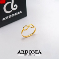 ARDONIA Cincin Infinity Emas 375 (9K Gold / 375 Gold)