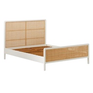 LaFloriaยฎ Haruto Bed Frame/Wooden Bed Frame/Bed Frame Queen/Rattan Bed Frame/Boho Bed Frameโ๏ธFree Sh