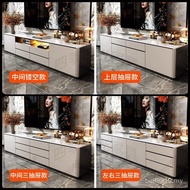 Household TV Cabinet Drawer Storage Simple With Drawer Cabinet Solid Wood New Style TV Cabinet Rock 