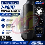 MY King Toyo 7-Point Impact Socket KT4807P 1/2"Dr. 17mm Sport Rim