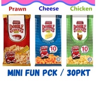 DOUBLE DECKER CRACKER(10g/15g x 30's)(MINI PACKS)CHEESE / CHICKEN / PRAWN