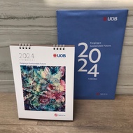 Calendar 2024 (2024) UOB Bank Desktop New First Hand