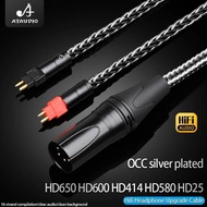 16 Core OCC HiFi Stereo Headphone Cable Upgrade 3.5mm/2.5mm/4.4mm/4 Pin XLR Balance Earphone Cable f