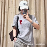 JN8M AM - Embroidered Casual Loose Fit T-Shirt for Couples