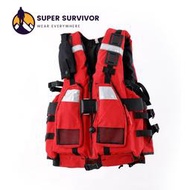 超級生還者系列救生衣「SUPER SURVIVOR」認證NO.A1 激流救生衣 末日救難救援溯溪泛舟水上活動衝浪釣具泳具