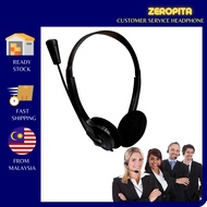 ZEROPITA S-900 Headphone For Customer Service Gaming Office Full Ear Bud Adjustable MiniphoneHeadban