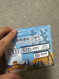 越南電話卡 上網+通話 SIM card 峴港 芽莊河內富國島