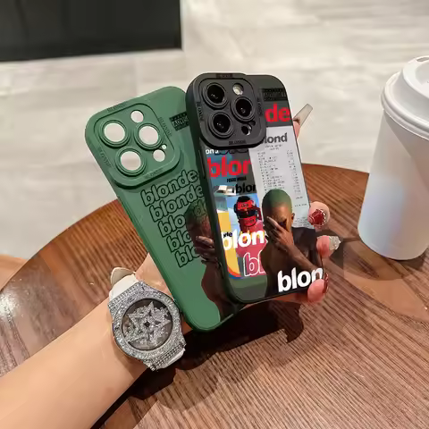 Singer Frank Blonde Oceans Hot Pupil Full Screen Case For iPhone 16 15 14 13 12 11 X XR Xs SE2 SE 8 