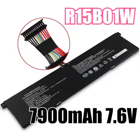 R15B01W 7900mAh 7.6V Battery Suitable for Xiaomi TM1701 PRO GTX 15.6 171501-AQ Laptop Battery