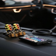 T10 5050 SMD RGB LED Bulb Remote Control 12 Colors Reading Wedge Light