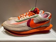 9成新 Nike LD Waffle x Sacai x CLOT 死亡之吻【DH1347-100】US7 UK6