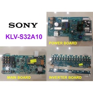 SONY LCD TV KLV-S32A10 Power Board A-1163-472-A 1-865-240-61 Main Board 1-867-669-12 Inverter Board 