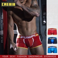 PUMP (1 Pieces) Bamboo Soft Boxer Men Underware Trunks Brand LOGO Sexy Mens Underwear Boxershorts Sport 2020 New H114