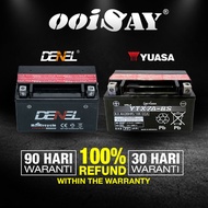 YUASA DENEL YTX7A-BS (MF) - Motorcycle Battery - SYM VF3I KARISMA ELIT125 EVOZ CBR250 DTM150