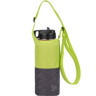【TRAVELON】收納水壺袋(綠灰) | 水瓶袋 手搖杯袋 飲料杯袋 環保杯袋