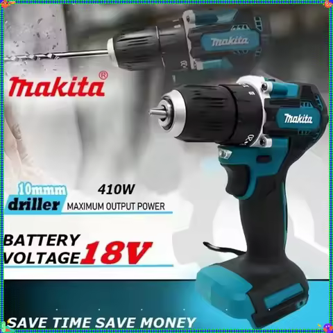 Makita DHP487 brushless rechargeable impact drill, high-torque electric screwdriver Tool for 18V Bat