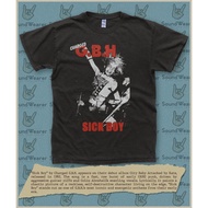 Charged GBH 1982 Sick Boy - City Baby Attacked by Rats Band Tshirt