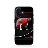 Honda Type R Logo Protective Case Shell Suitable for IPhone 16 17 Pro Max Plus Mini XR