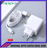 CAS CHARGER RENO 8Z 80W USB TYPE C SUPER VOOC FAST CHARGING KUALITAS ORIGINAL CASAN OPPO A16 A53 A54