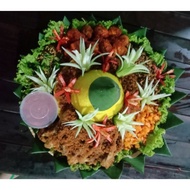 Tumpeng Nasi Kuning Termurah Paket 3 orang s.d 50 orang