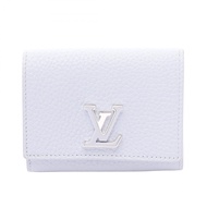【二手】路易威登LOUIS VUITTON雙折錢包 Portefeuille Capucines Tiny 淺藍色皮革 Portefeuille Capucines Tiny 女士款