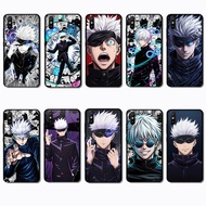 Soft black phone case for Xiaomi Redmi 6A 7A 8A 7 8 9 9A 9i 9C Jujutsu Kaisen Gojo Satoru Anime Cove