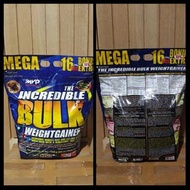 Incredible Bulk Mass Weight Gainer 16lbs Mass Builder Sizing Protein Protin