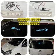 stiker sirion daihatsu sticker lampu join lampu malam atau brek myvi alza viva kancil axia kenari kelisa move mira passo