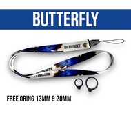 GANTUNGAN BUTTERFLY HANDPHONE HANGER LANYARD