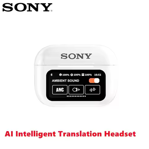 Sony A9pro Headset Wireless Headphones Bluetooth Earphone 147 Languages Translate Earphones For iPho