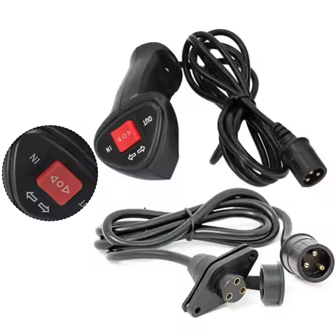 Electric Winch Remote Control Controller 3Prong Winch Controller+Extension Cable