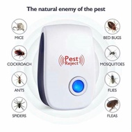 🔥ลดราคา ถูกสุดๆ เครื่องไล่หนู แมลงสาป ยุง และแมลงวัน ELECTRONIC ULTRASONIC LIGHT PEST REPELLER Pest Reject